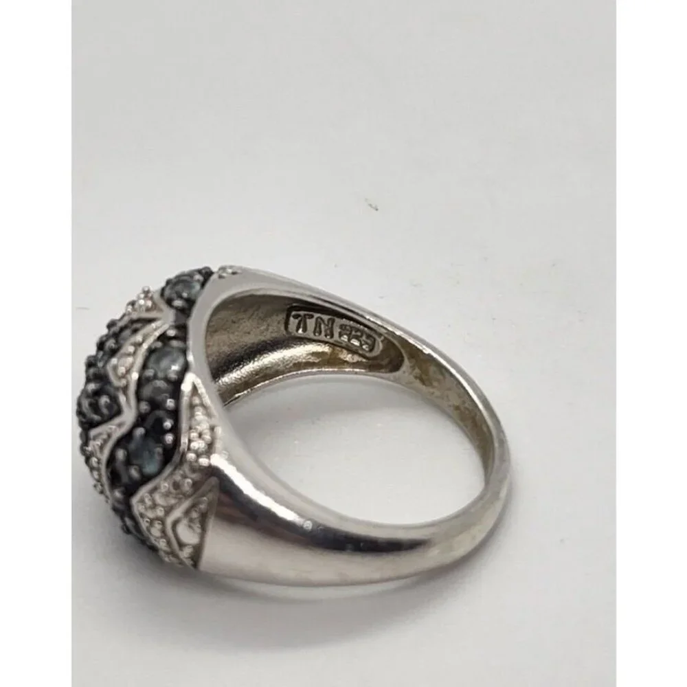 925 STERLING SILVER SPINEL RING SIZE 6.5